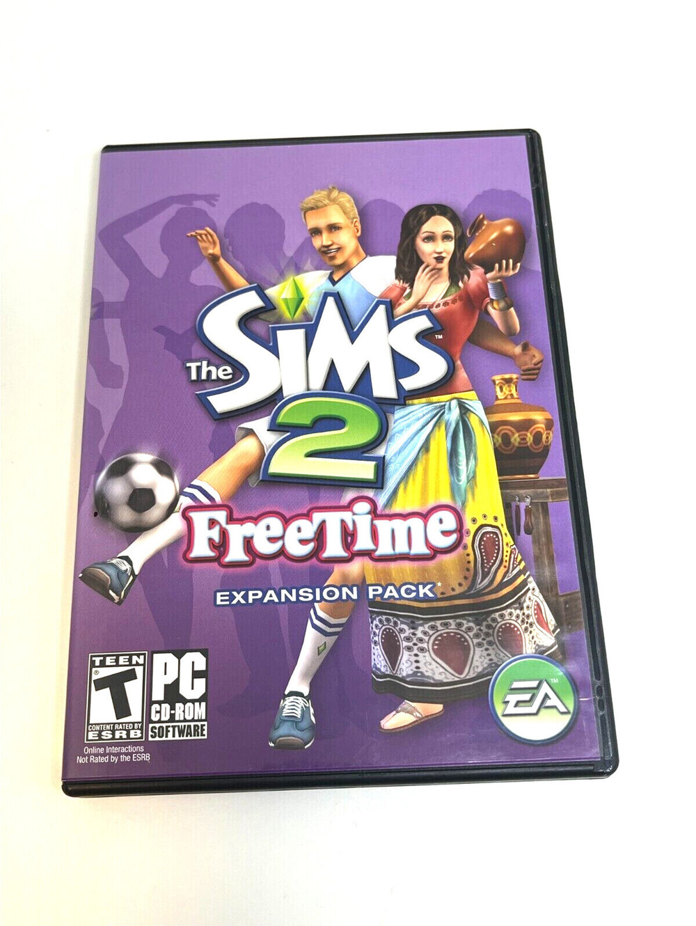 The Sims 2 Free Time Expansion Pack PC CDROM Software Comes with Case and Manual